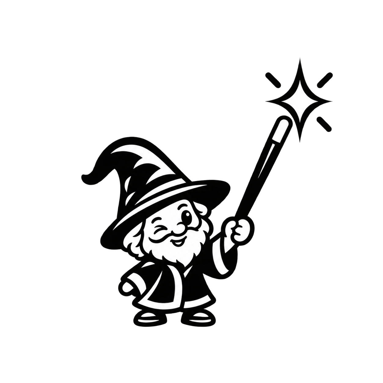 魔法棒 Logo